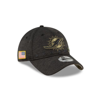 Miami Dolphins Gorra | New Era NFL Salute To Service 9twenty Adjustable Cap Mexico - Negros